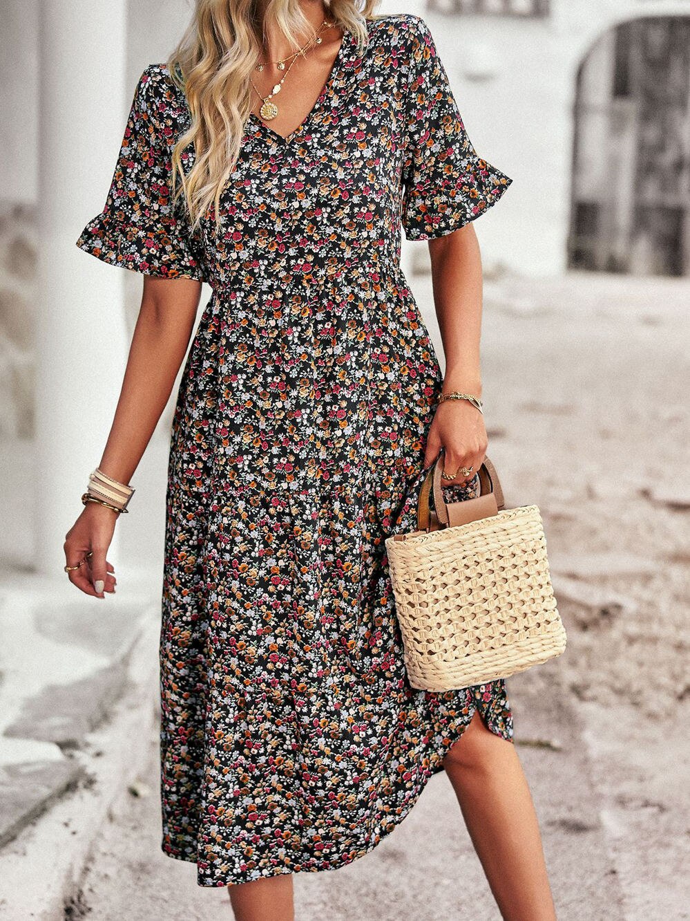 Jenery Geblümtes Sommerkleid