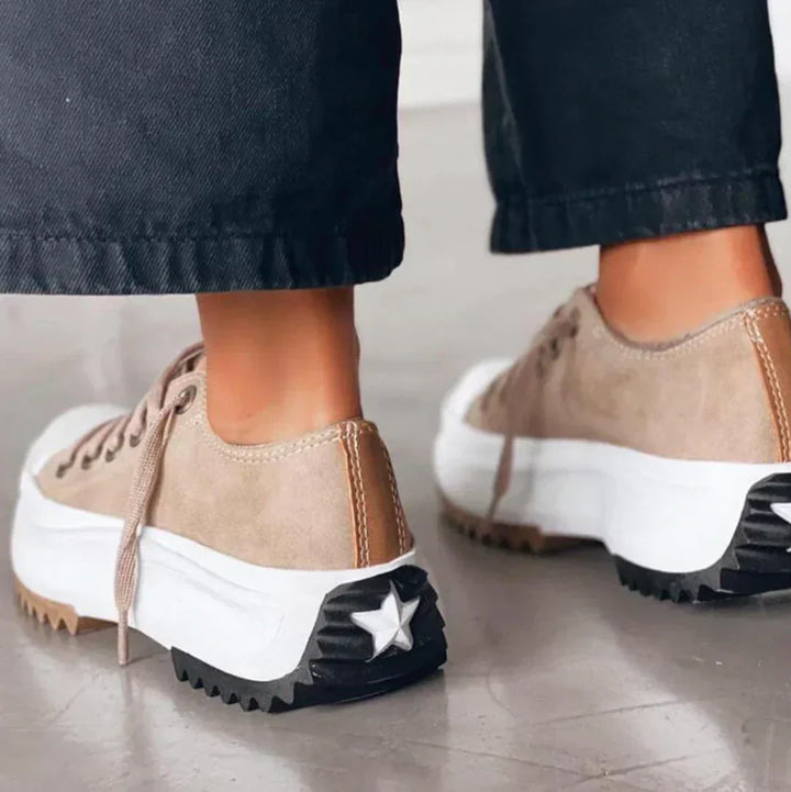 Aliams | Bequeme Plateau Sneaker für Damen