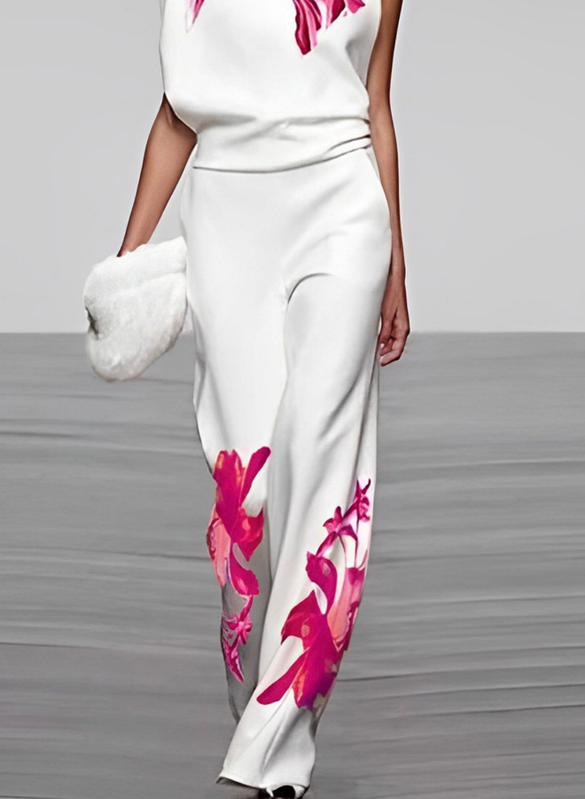 Urbanes Floral Set Für Damen