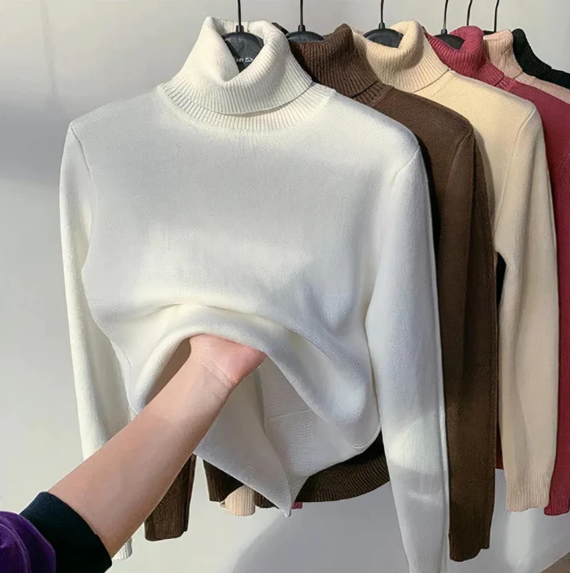 Damen Rollkragenpullover Isabella Für Herbst & Winter