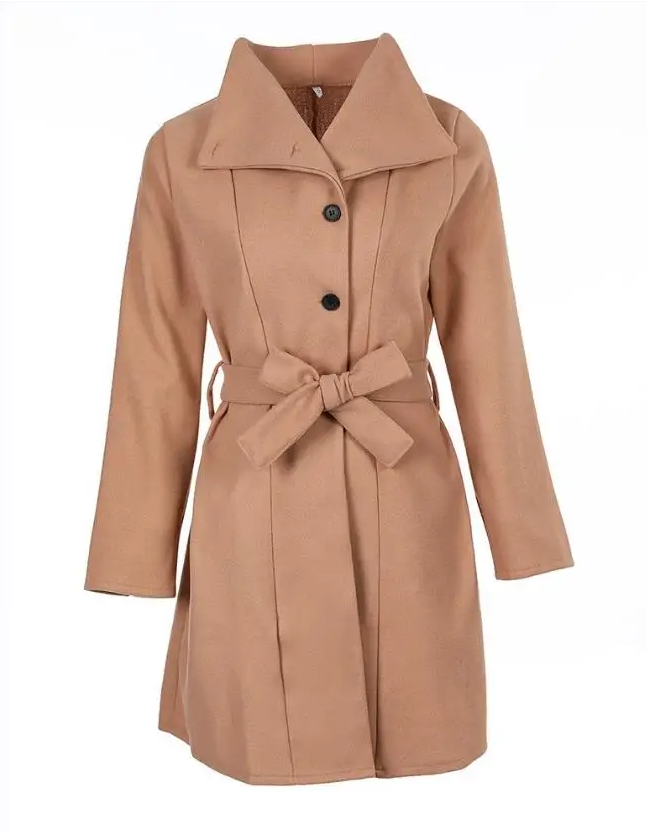 Eleganter Damen-Trenchcoat Für Stilvolle Auftritte