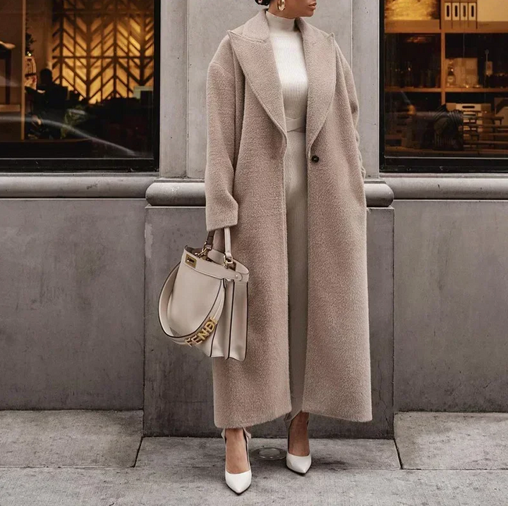 Eleganter Damen-Trenchcoat Für Den Frühling