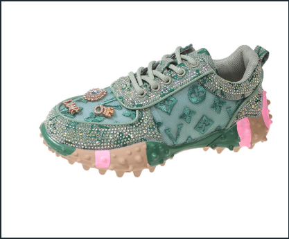 Aliams | Funkelnde Diamanten Schuhe