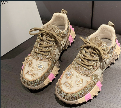 Aliams | Funkelnde Diamanten Schuhe
