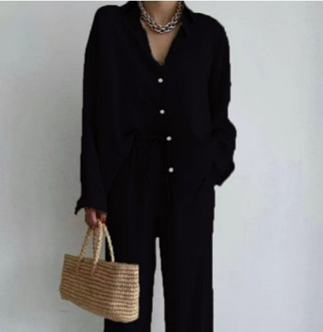 Aliams | Damen Leinen-Set