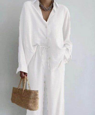 Aliams | Damen Leinen-Set