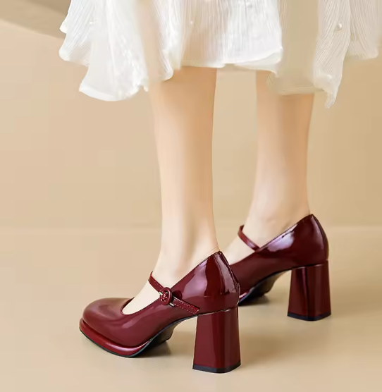 Aliams | Stilvolle Wasserdichte Mary Jane Pumps