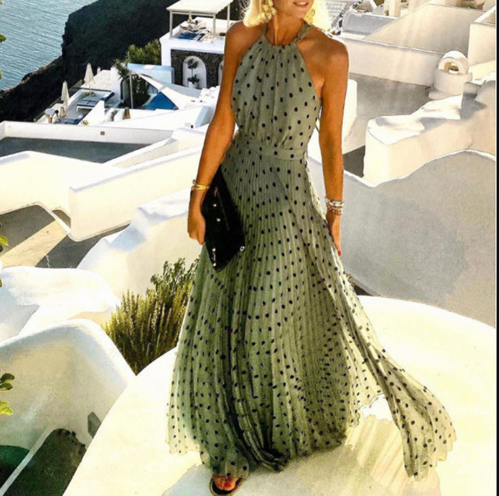 Aliams | Boho Maxikleid mit Neckholder