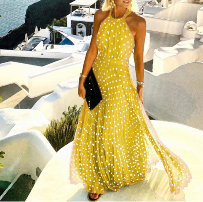 Aliams | Boho Maxikleid mit Neckholder
