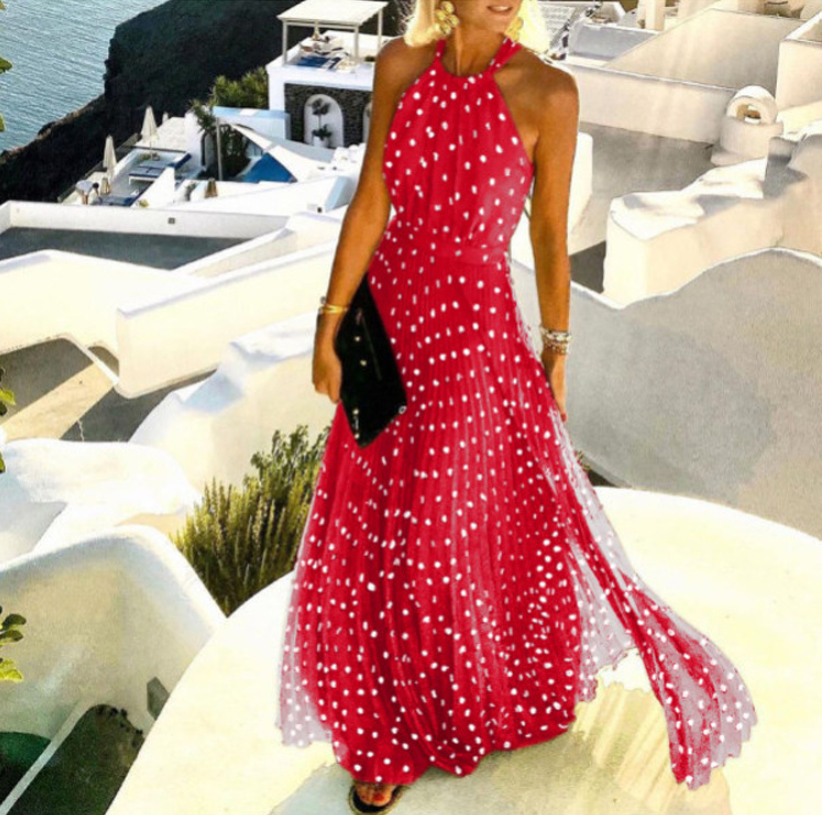 Aliams | Boho Maxikleid mit Neckholder