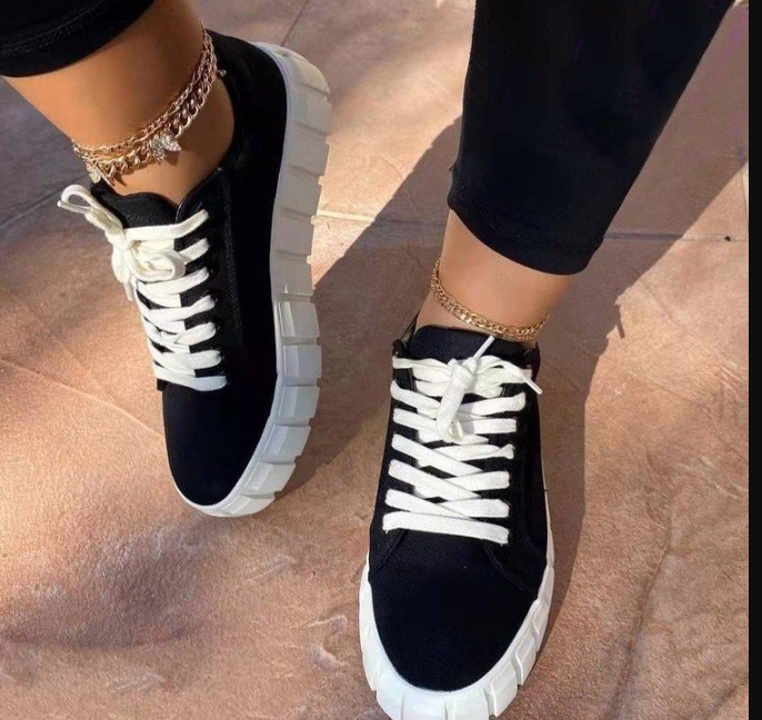 Aliams | Wildleder Sneakers Mit Klobigem Plateau Für Damen