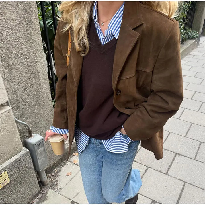 Aliams | Elegante Wildlederjacke