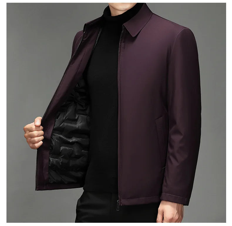 Luxuriöse Nanosilk-Daunenjacke