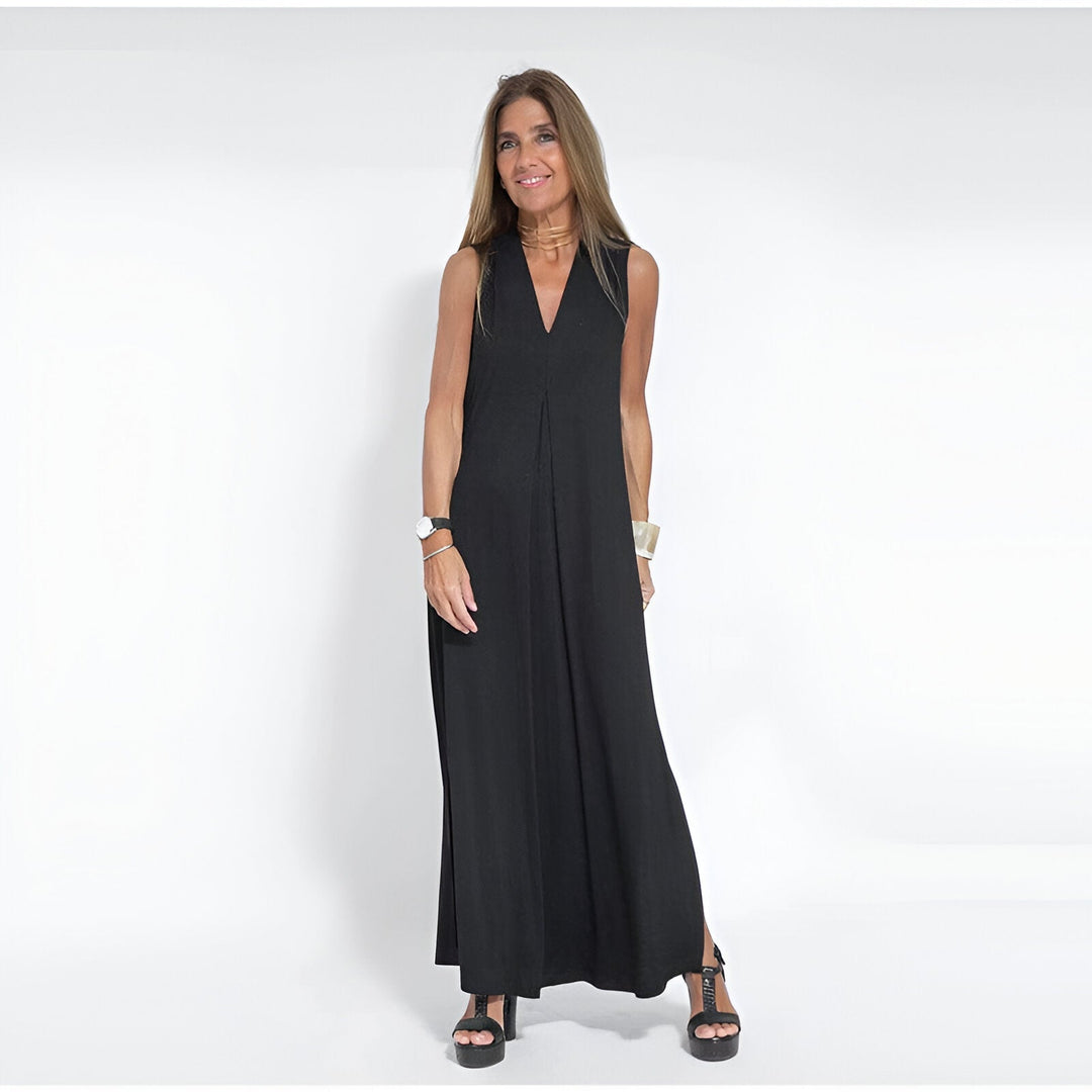 Elegantes Langes Kleid + GRATIS Passende Strickjacke