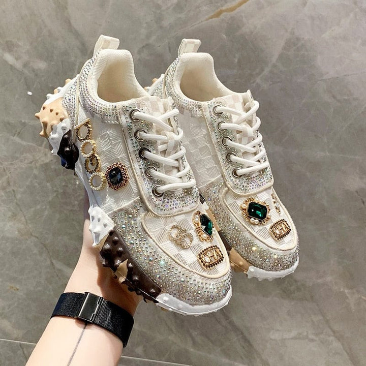 Aliams | Funkelnde Diamanten Schuhe