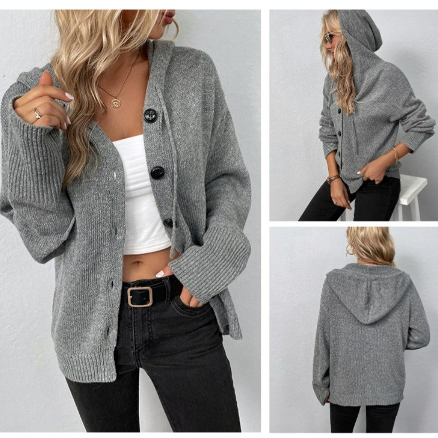 Bequeme Strickjacke
