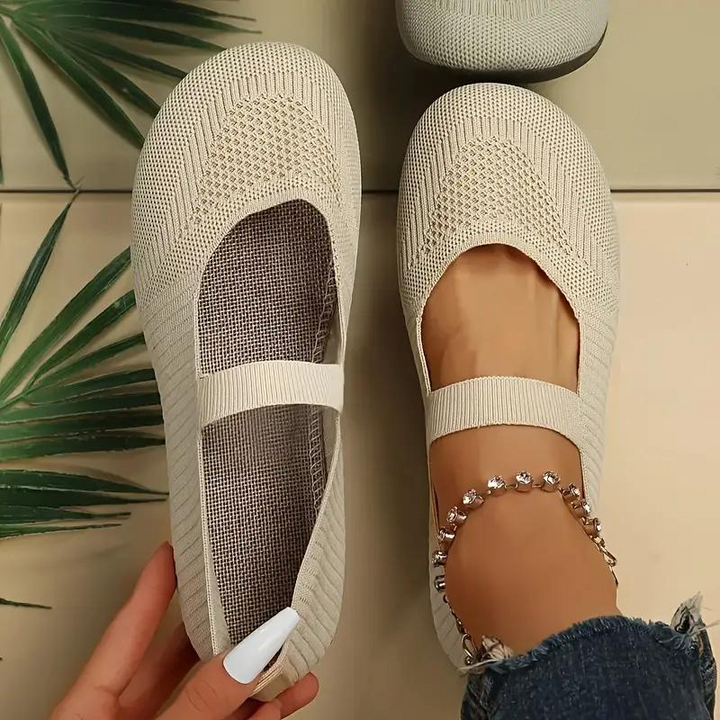 Aliams | Canvas-Schuhe, Leicht, Slip On, Flats, Sommerschuhe