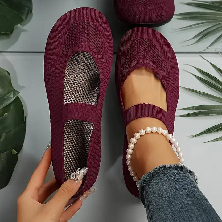 Aliams | Canvas-Schuhe, Leicht, Slip On, Flats, Sommerschuhe