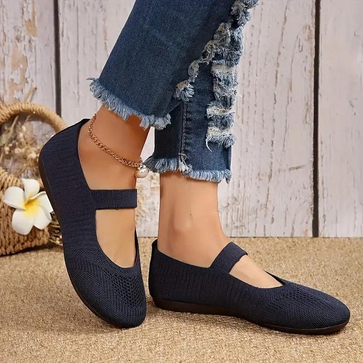 Aliams | Canvas-Schuhe, Leicht, Slip On, Flats, Sommerschuhe