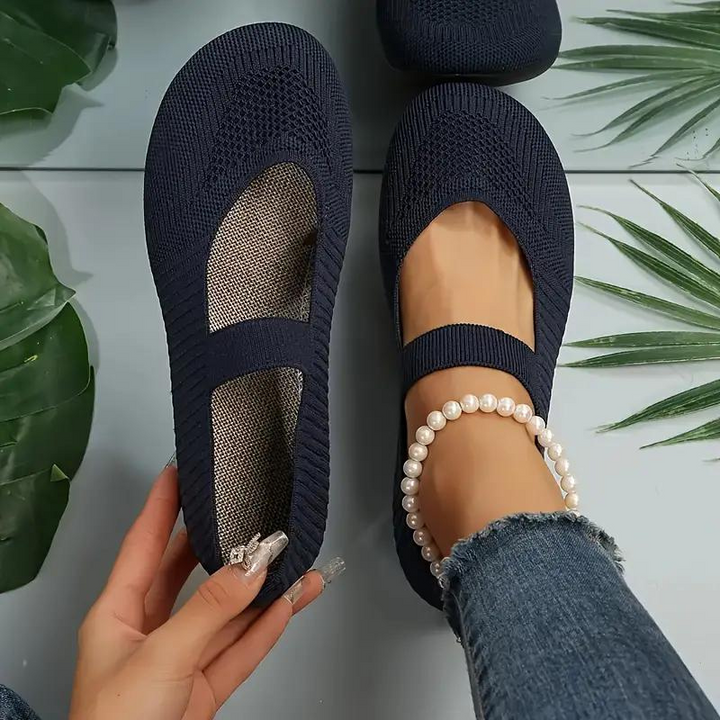 Aliams | Canvas-Schuhe, Leicht, Slip On, Flats, Sommerschuhe