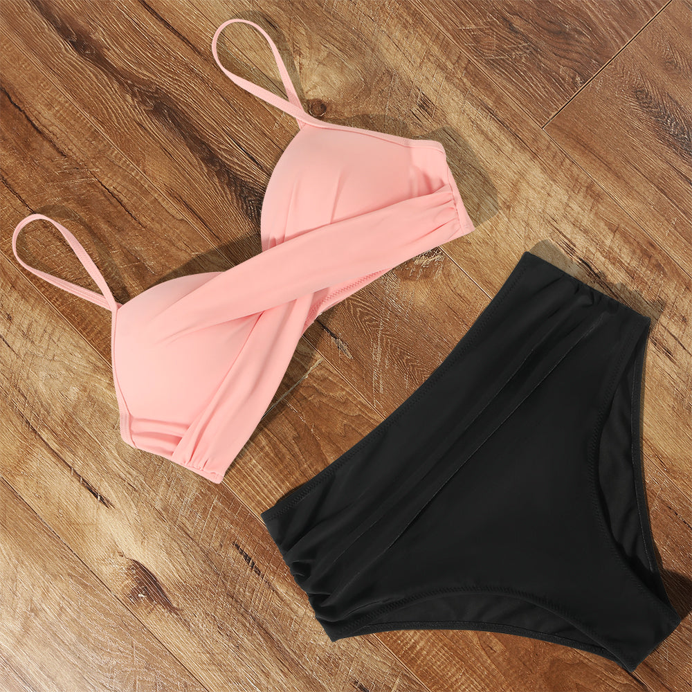 Bikini mit hoher Taille