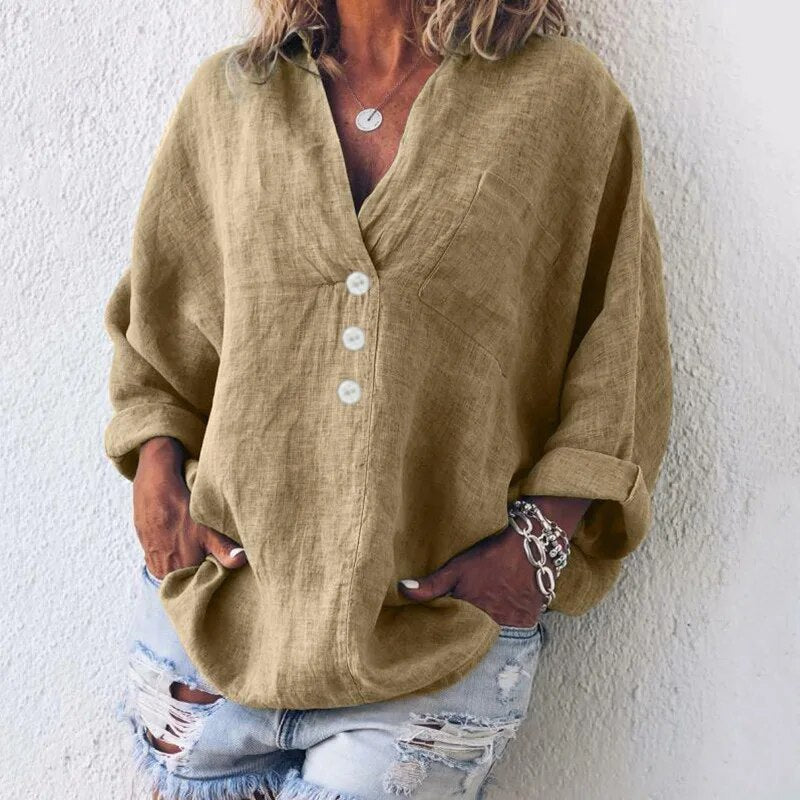 Aliams | Sommerbluse Aus Leinen