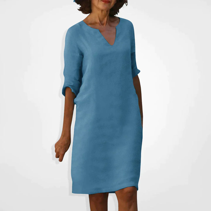 Aliams | Sommerkleid mit V-Ausschnitt