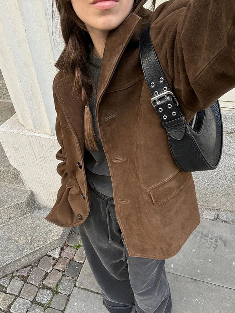 Aliams | Elegante Wildlederjacke