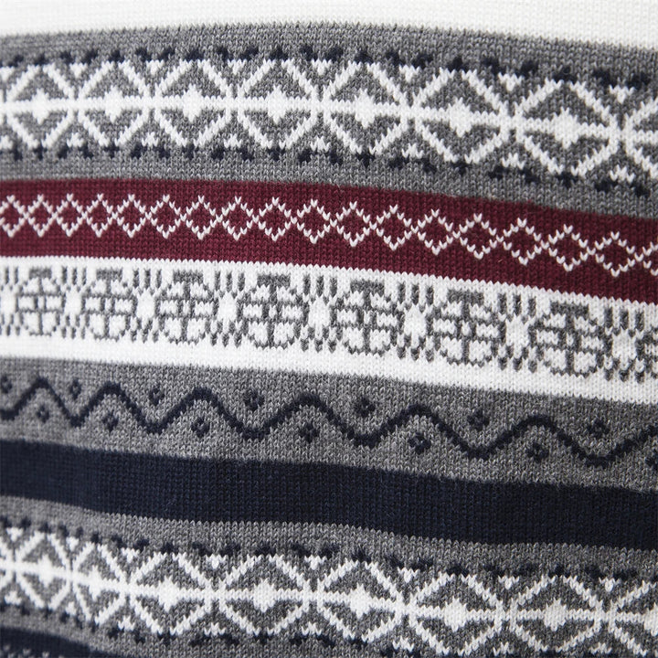 Hochwertiger Pullover Mit Retro-Muster