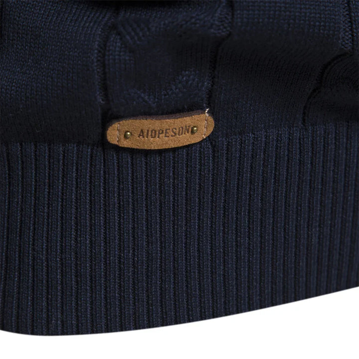 Hochwertiger Pullover Mit Retro-Muster