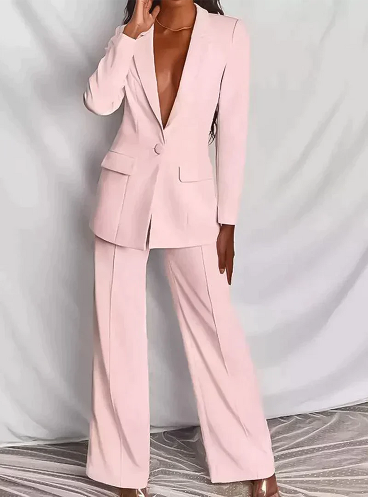 Aliams | Elegantes Ensemble Bestehend Aus Einem Edlen Blazer und Einer Eleganten Hose