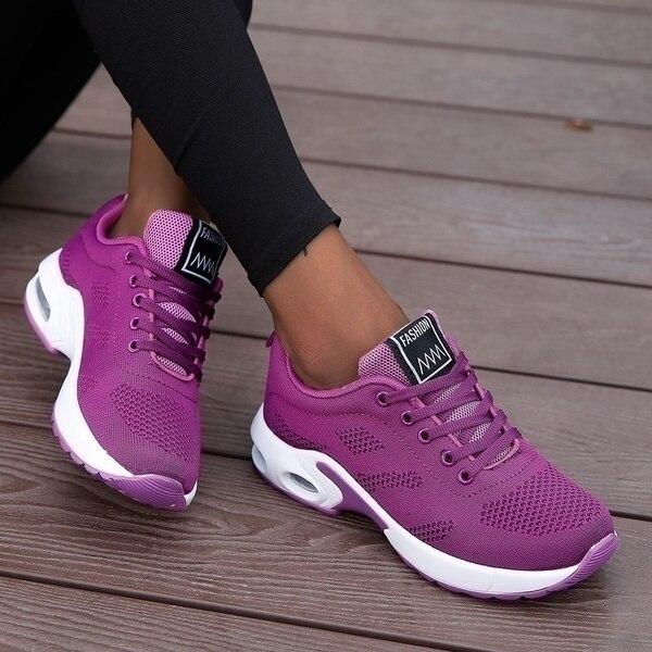 Aliams | Frauen Schmerzlinderung Orthopädisch Lace Up Laufschuhe