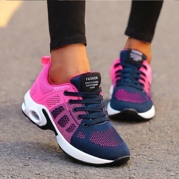 Aliams | Frauen Schmerzlinderung Orthopädisch Lace Up Laufschuhe