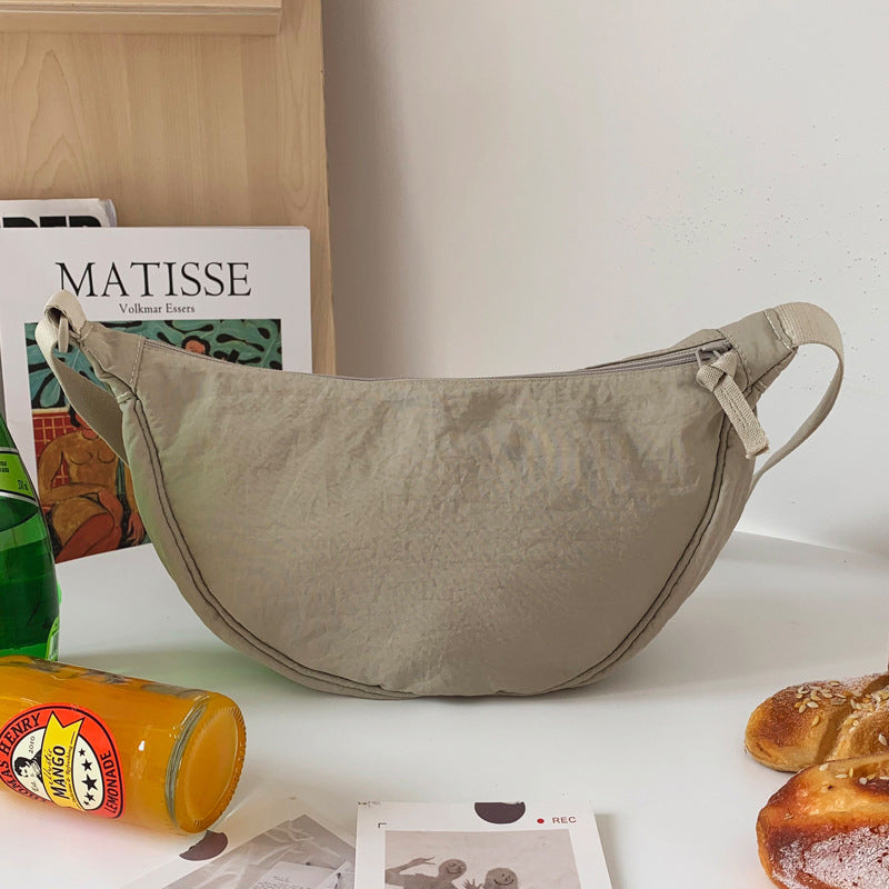 Aliams | Damenumhängetasche Half Moon mit Verstellbarem Riemen