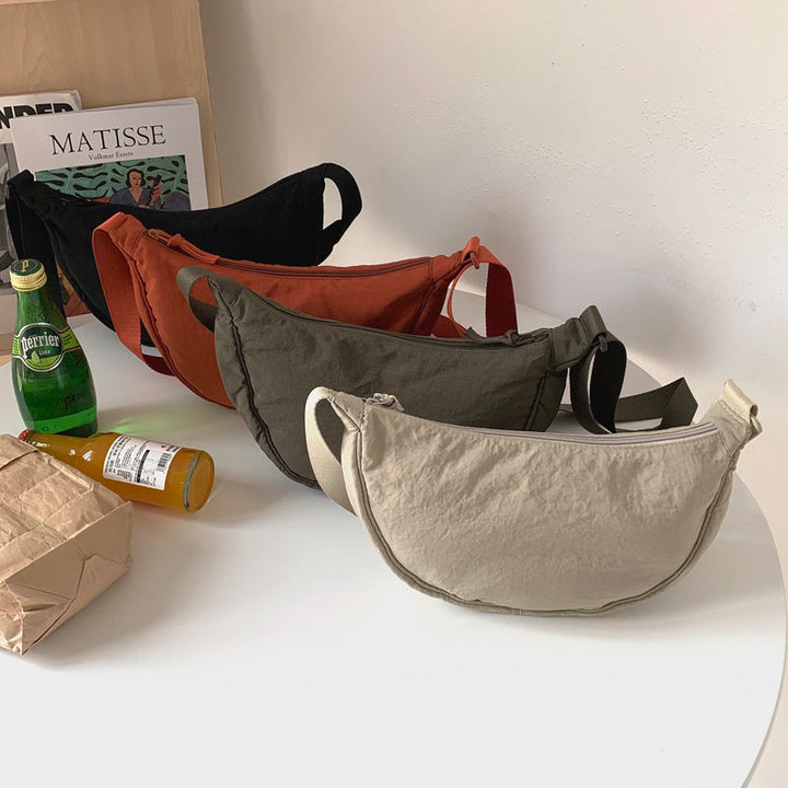 Aliams | Damenumhängetasche Half Moon mit Verstellbarem Riemen
