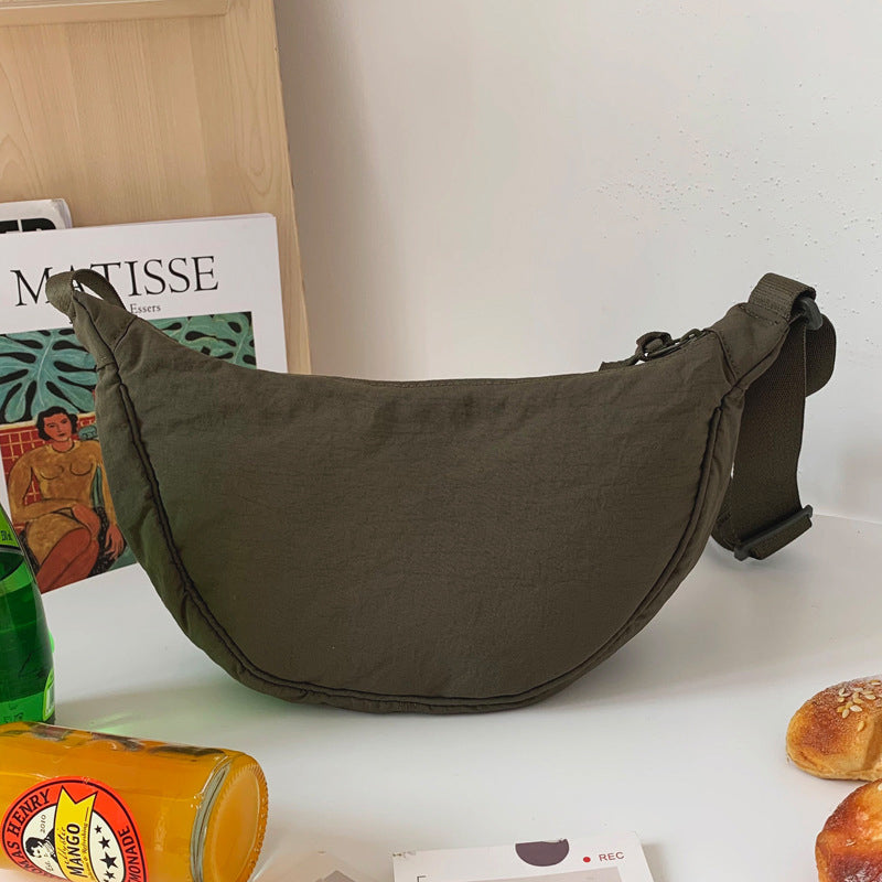 Aliams | Damenumhängetasche Half Moon mit Verstellbarem Riemen