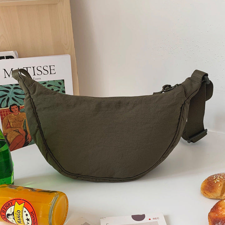 Aliams | Damenumhängetasche Half Moon mit Verstellbarem Riemen
