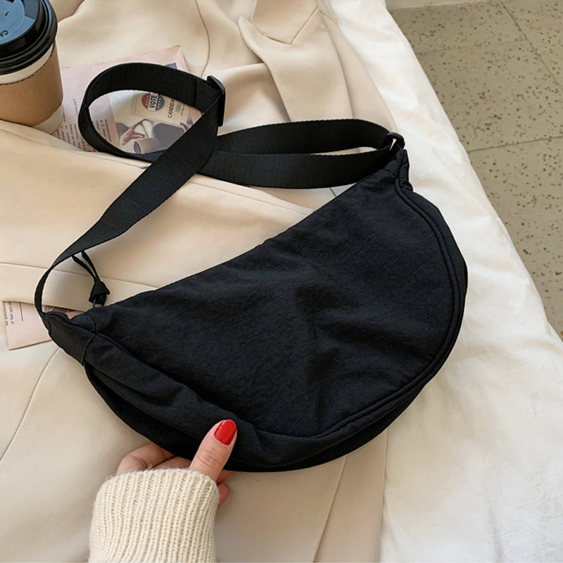 Aliams | Damenumhängetasche Half Moon mit Verstellbarem Riemen