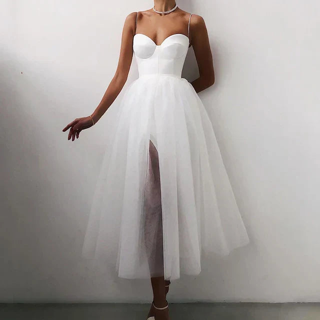 Aliams | Elegantes Tüll Korsett Abendkleid für Damen