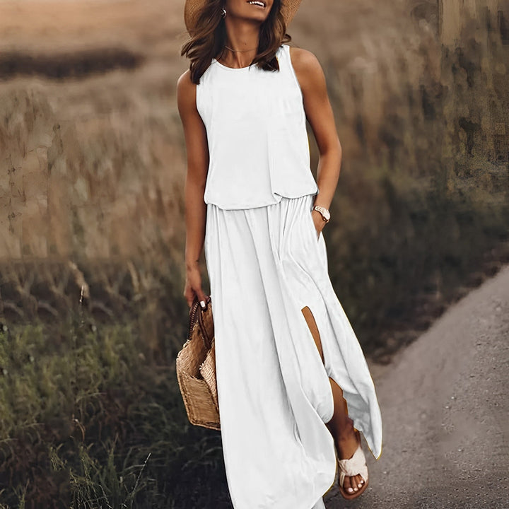 Aliams | Elegantes Farbenspiel Kleid