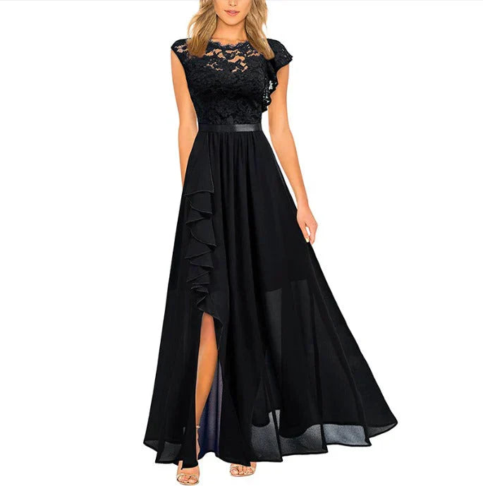 Aliams | Maxi Kleid mit Eleganten Details