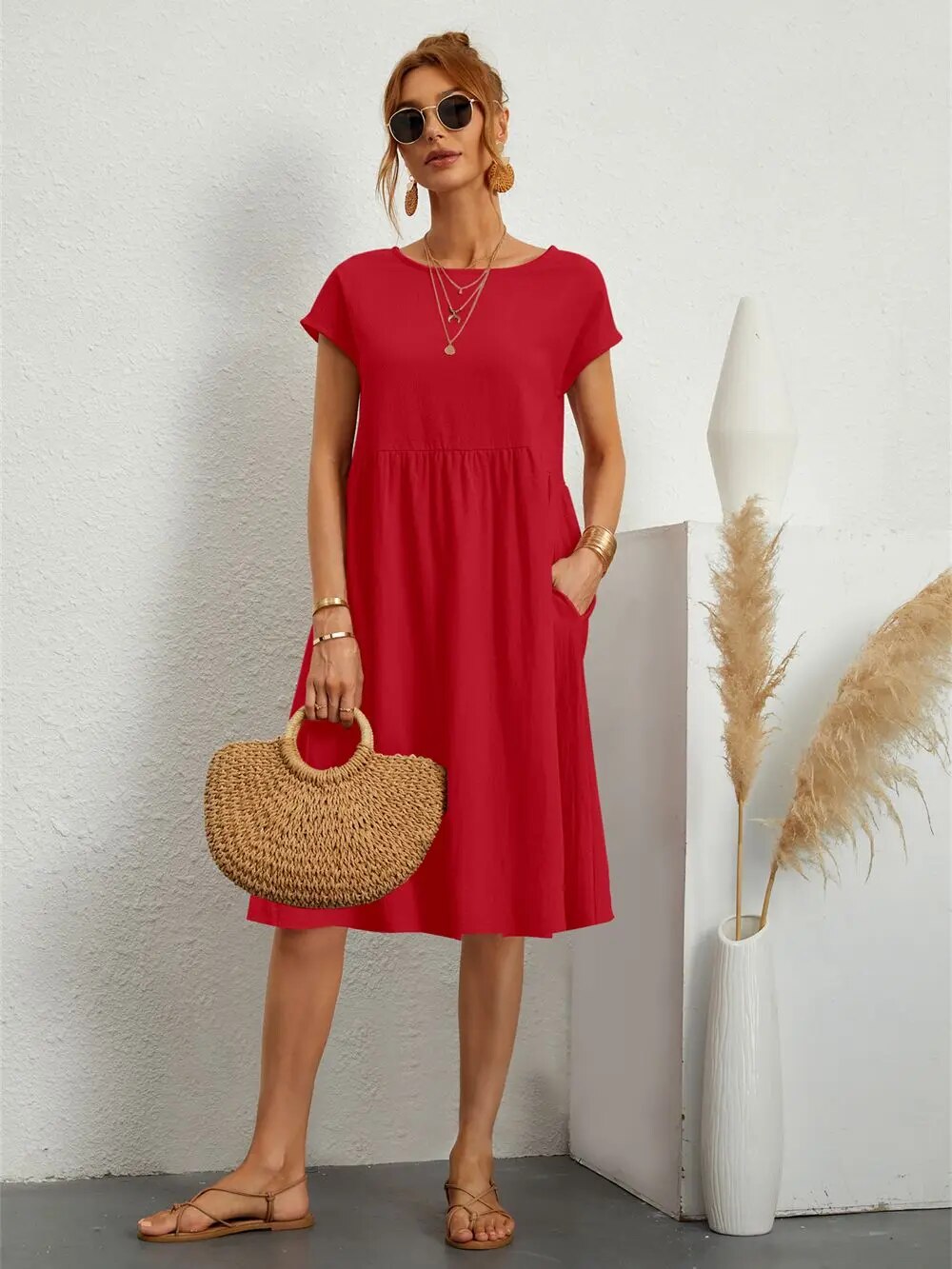 Aliams | Elegantes, Tailliertes Kleid mit Zeitlosem Stil für Frauen