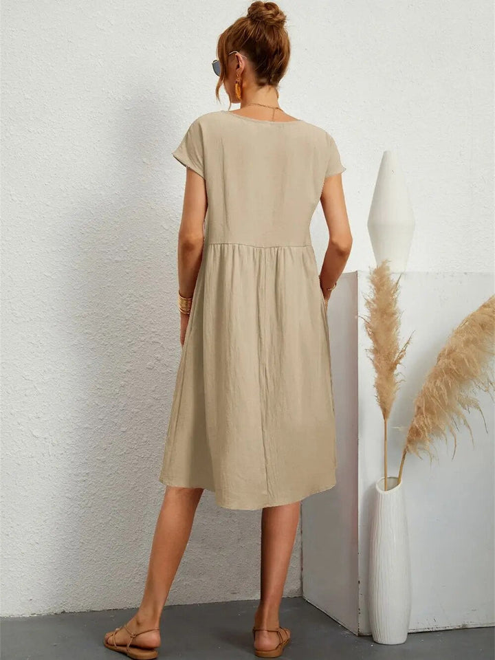 Aliams | Elegantes, Tailliertes Kleid mit Zeitlosem Stil für Frauen