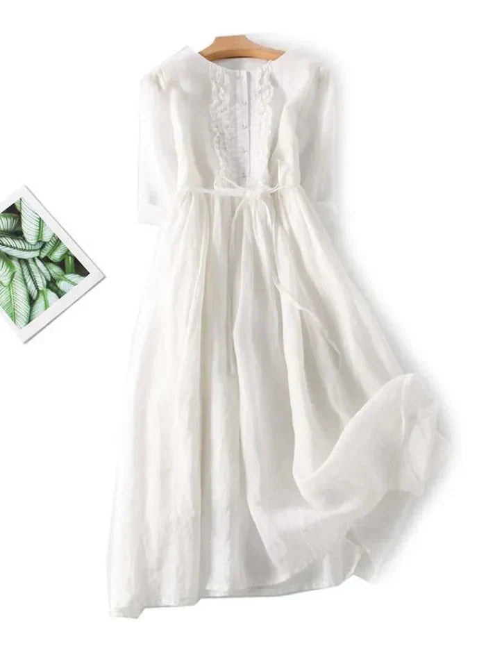 Aliams | Amaya Elegantes Leinenkleid