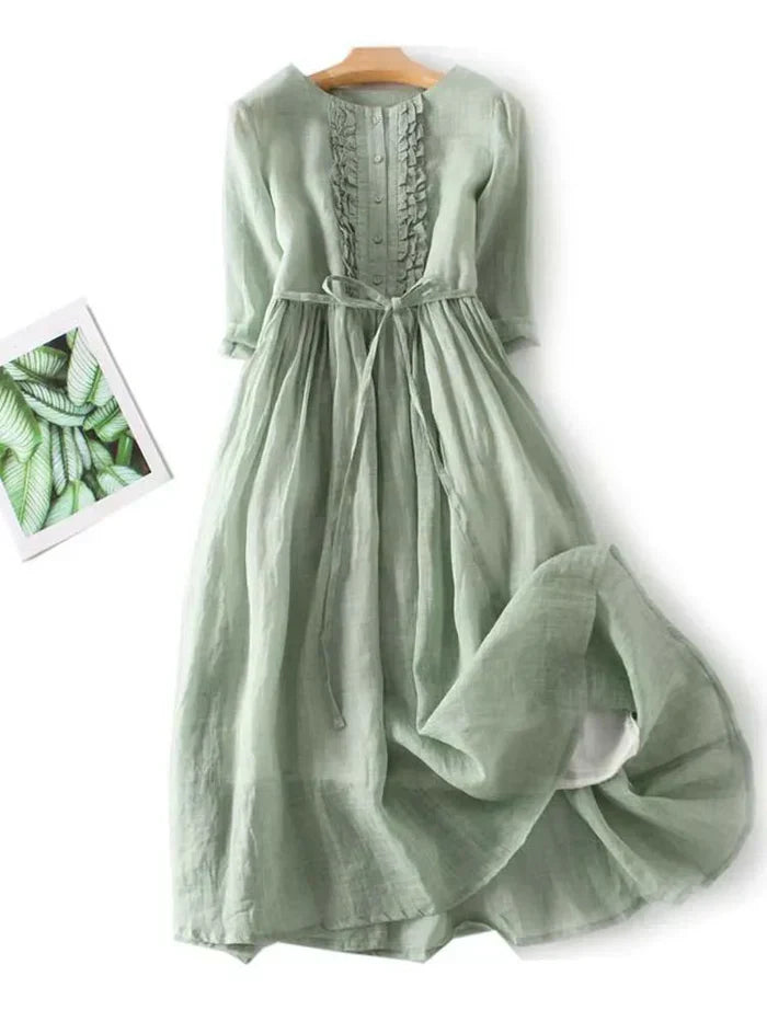 Aliams | Amaya Elegantes Leinenkleid