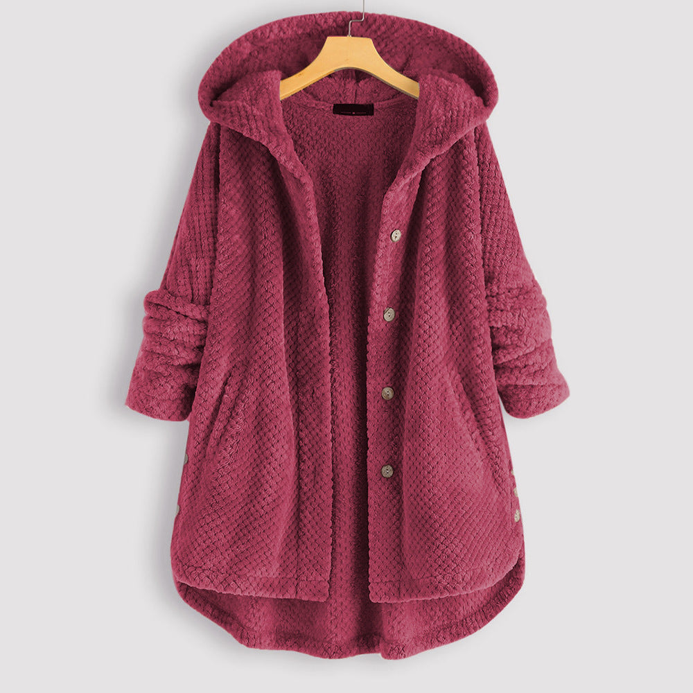 Renvas | Winter Reversible Fleece-Kapuzenjacke