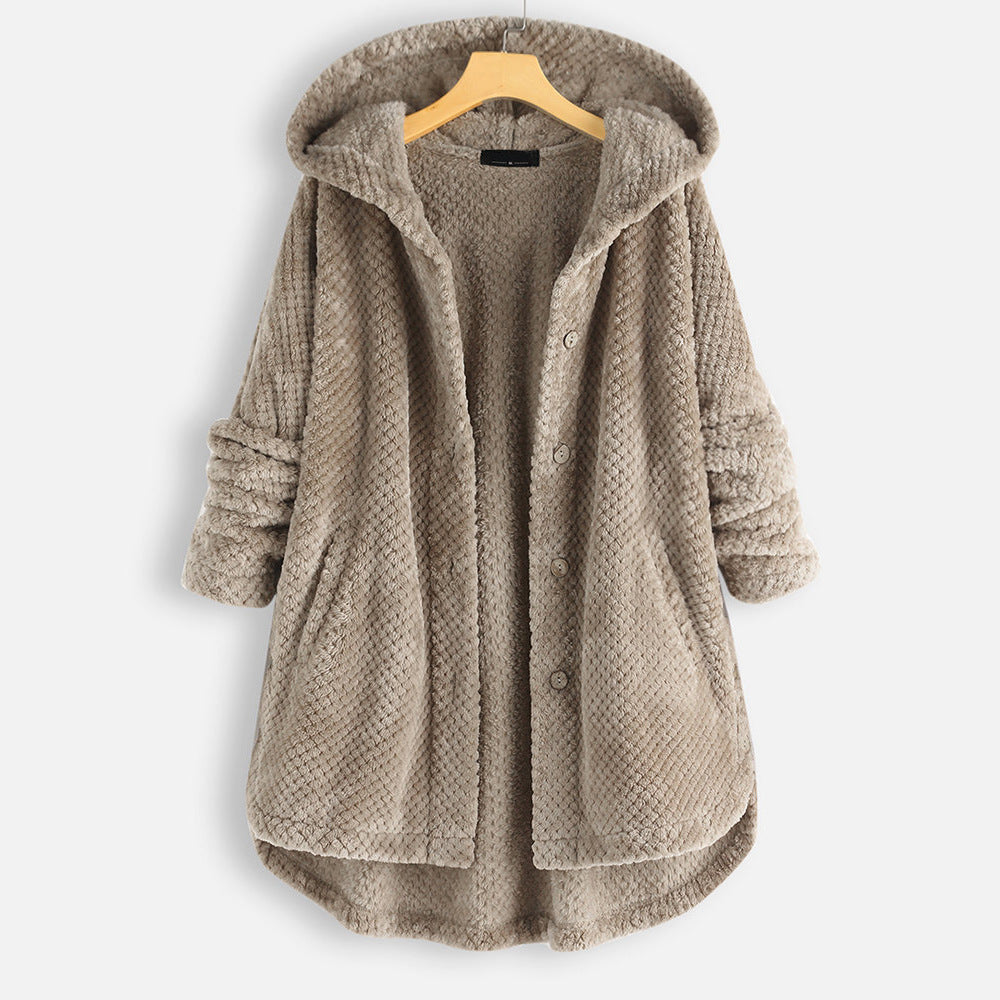 Renvas | Winter Reversible Fleece-Kapuzenjacke