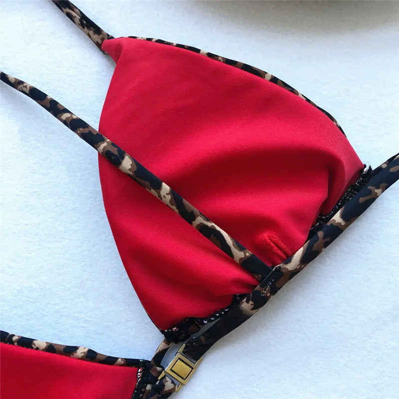 Aliams | Luxus Sommer Bikini Set Sexy Tier Leopard