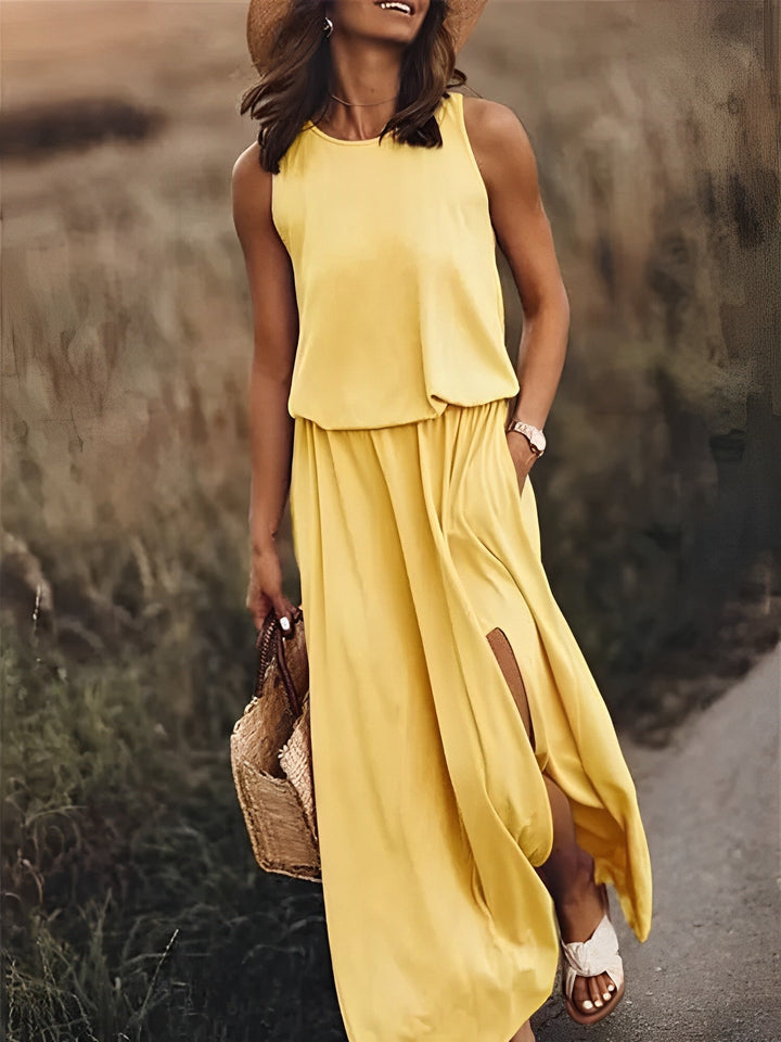 Aliams | Elegantes Farbenspiel Kleid