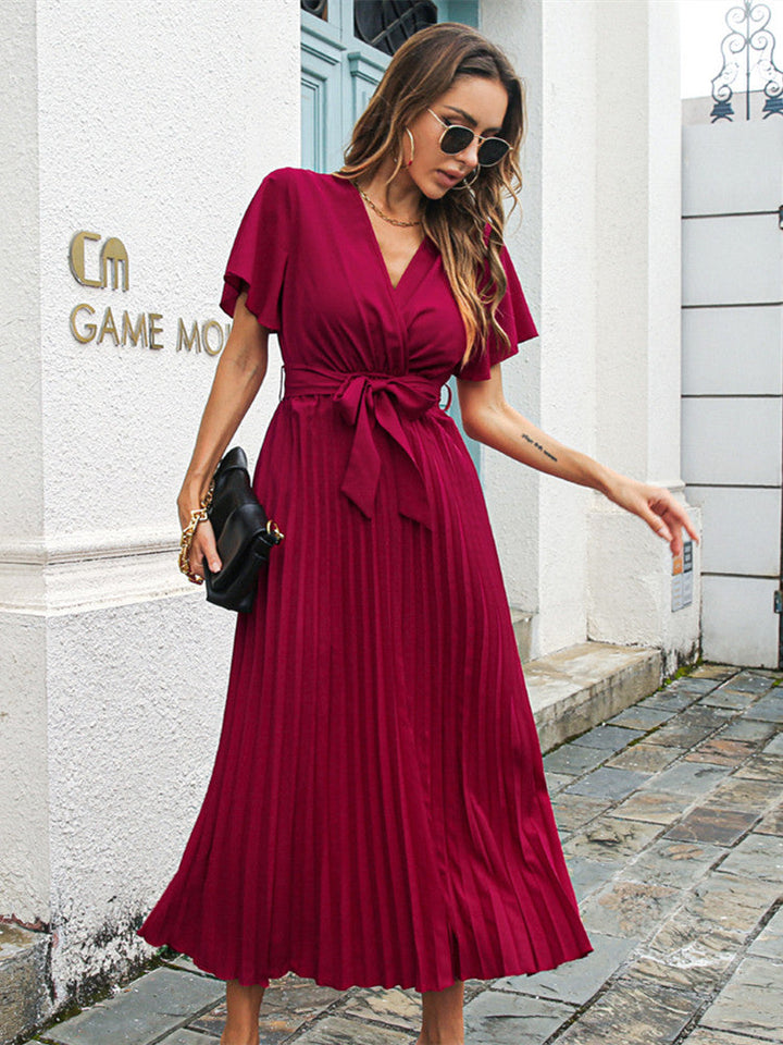 Elegantes Wickelkleid
